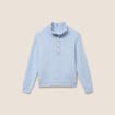 Pull col montant denim snow gris femme