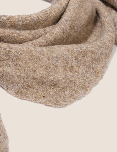 &Eacute;charpe taupe femme