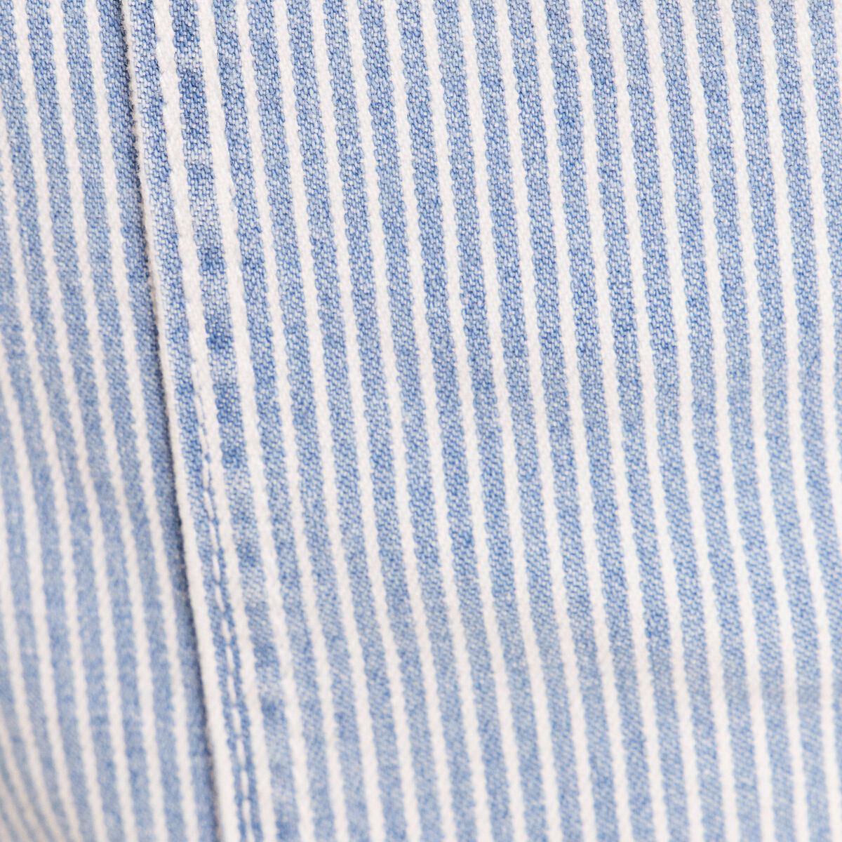 Short relax en jean bleu femme