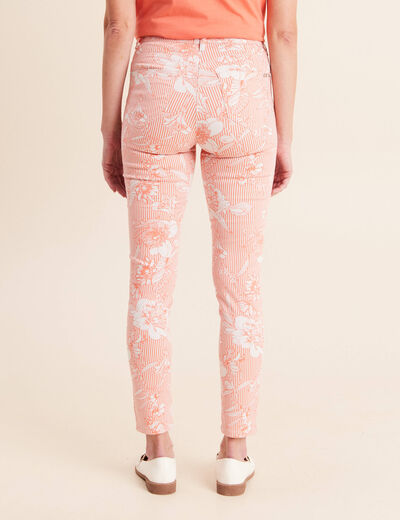 Pantalon magique Le L&eacute;ger coupe ajust&eacute;e orange femme
