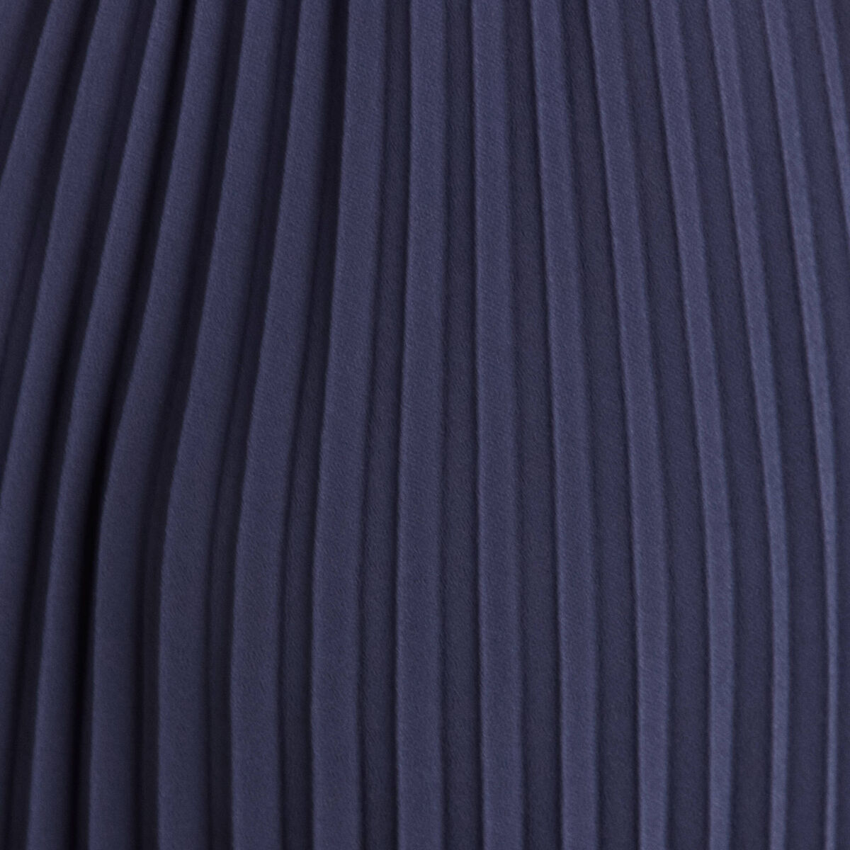 Robe longue &eacute;vas&eacute;e &agrave; volants bleu marine femme