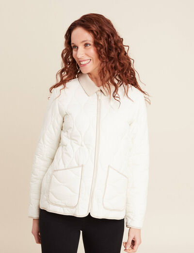 Parka à capuche sable femme