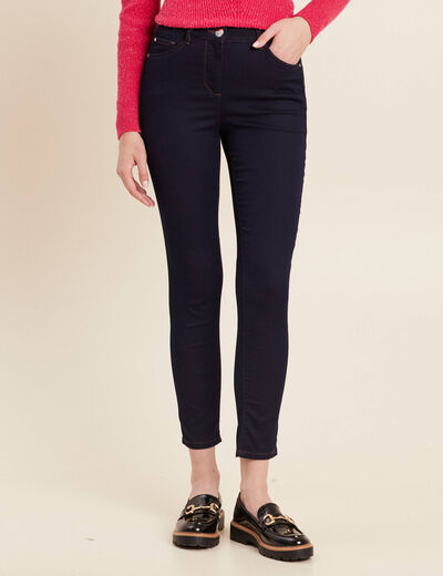Jeans léger taille standard 7/8ème denim brut femme