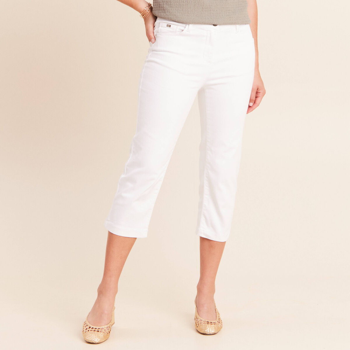 Pantalon magique l'unique blanc femme