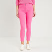 Pantalon ajusté rose fushia femme