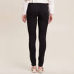 Pantalon léger taille haute long noir femme