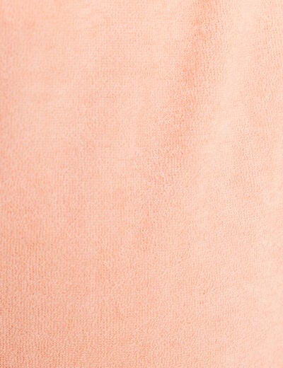 Short taille haute orange abricot femme
