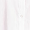 Chemise sans manches col chemise ecru femme