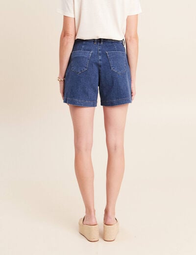 Jean taille haute denim stone femme