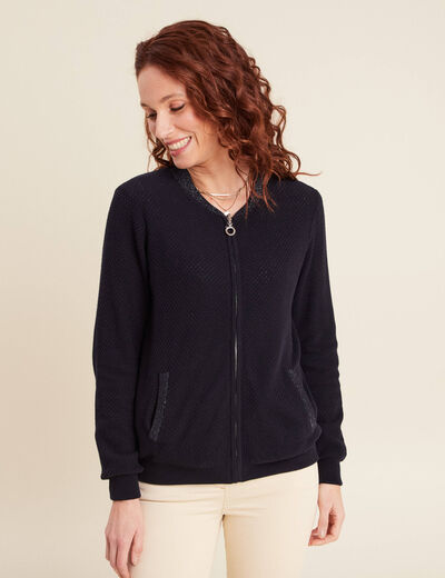 Gilet réversible esprit bomber camel femme