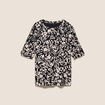 T-shirt en coton biologique noir femme
