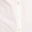Chemise ample manches longues ecru femme