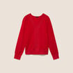 Pull manches longues rouge femme
