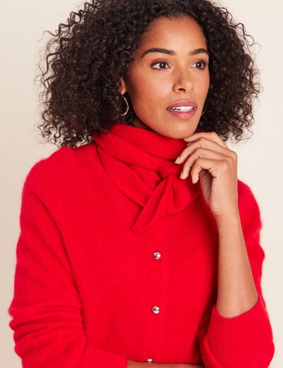 &Eacute;charpe rouge femme