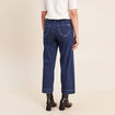 Pantalon magique coupe large l'unique denim stone femme