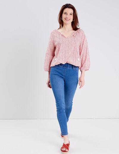 Tregging taille standard denim double stone femme