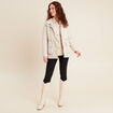 Parka &agrave; capuche sable femme