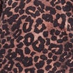 Pull col v marron femme