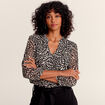 T-shirt manches 3/4 noir femme