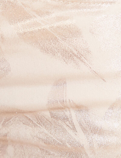 Pantalon ajusté blanc femme