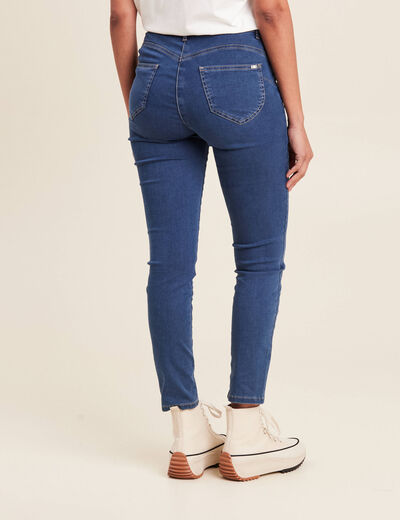 Jeans léger taille standard 7/8ème denim double stone femme