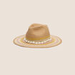Chapeau tress&eacute; multicolore femme