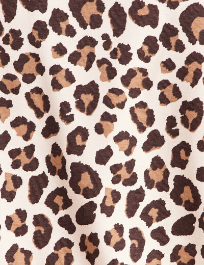 T-shirt en coton biologique marron femme
