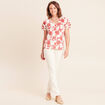T-shirt manches courtes rose femme