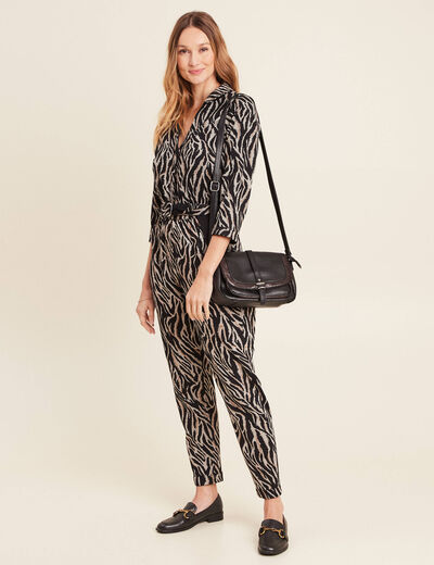 Combinaison pantalon noir femme
