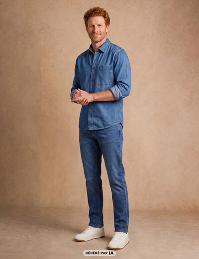 Pantalon Magique Monsieur L'Unique L32 denim stone femme