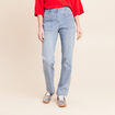 Jean coupe mom taille haute denim double stone femme
