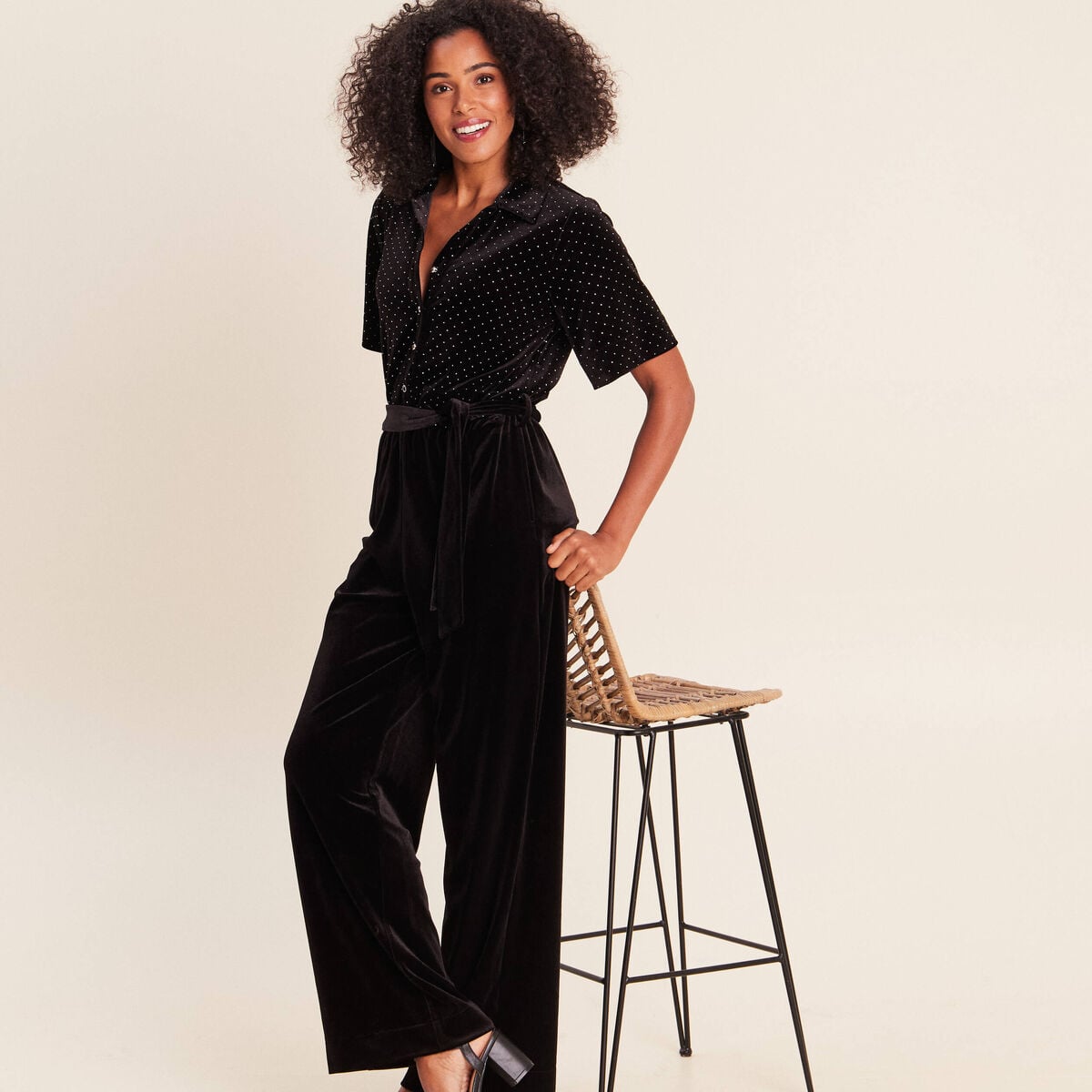 Combinaison noir femme
