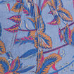 Jupe droite r&eacute;versible bleu femme