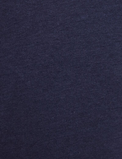 T-shirt manches courtes bleu marine femme