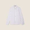 Chemise manches longues gris foncé femme