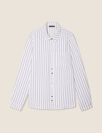Chemise manches longues gris foncé femme