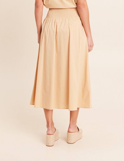 Jupe beige femme