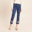 Pantalon magique Le L&eacute;ger coupe droite bleu femme