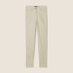 Pantalon léger taille haute long vert clair femme