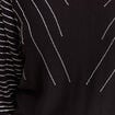 Pull ajust&eacute; col bateau strass noir femme