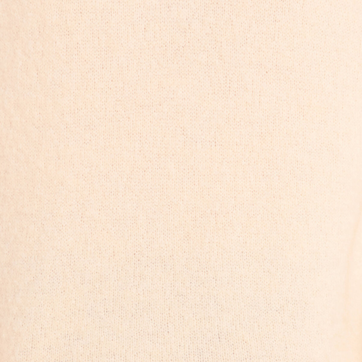 Pull col v orange abricot femme