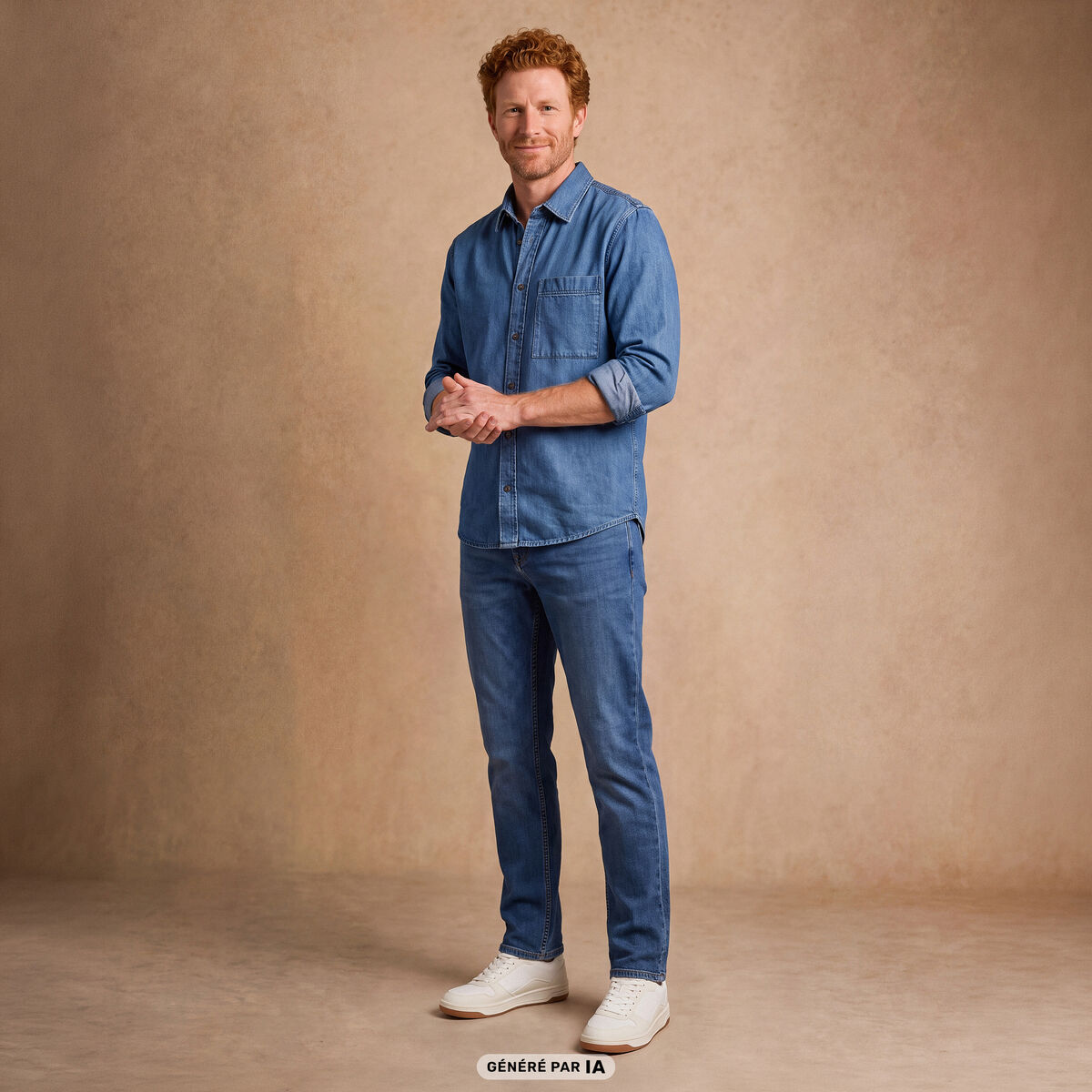 Pantalon Magique Monsieur L'Unique L30 denim stone homme