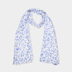 Foulard bleu ciel femme
