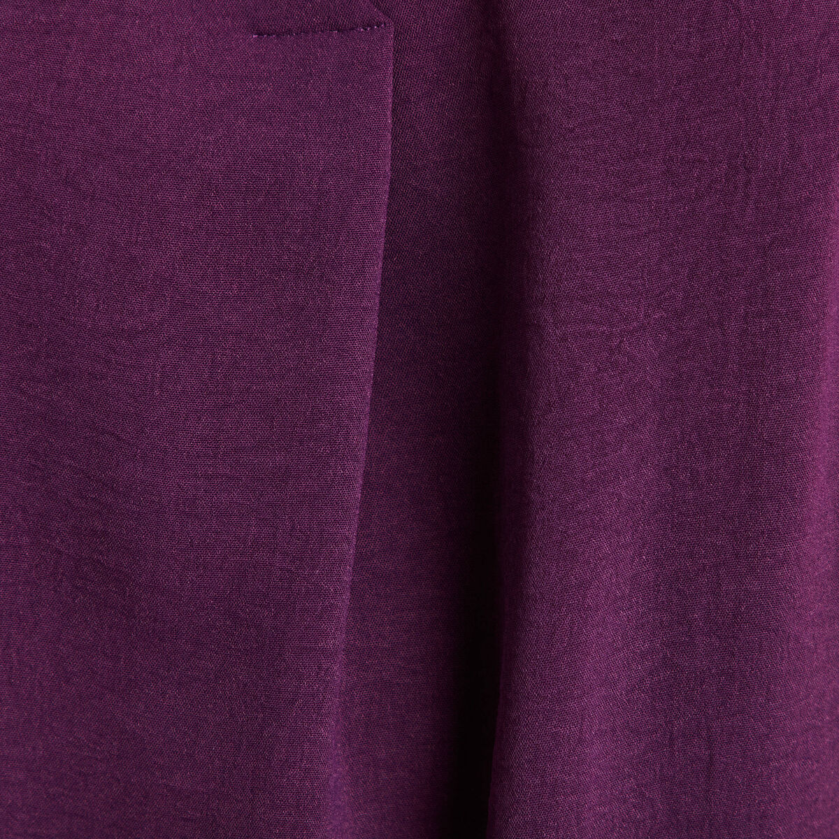 Blouse sans manches col v fluide prune femme
