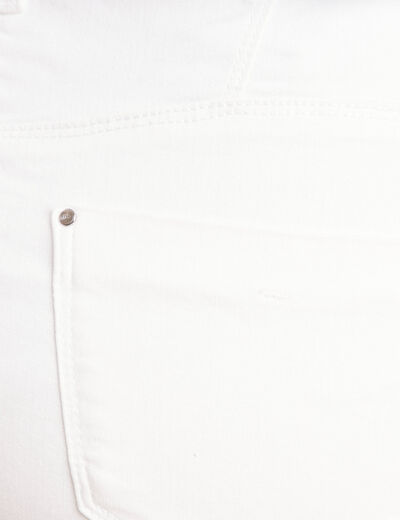 Jupe droite blanc femme
