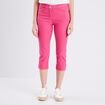Pantacourt magique Le L&eacute;ger coupe droite rose framboise femme