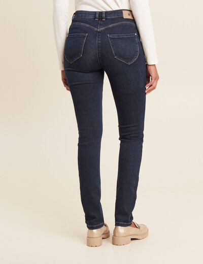 Jeans chaud magique denim brut femme