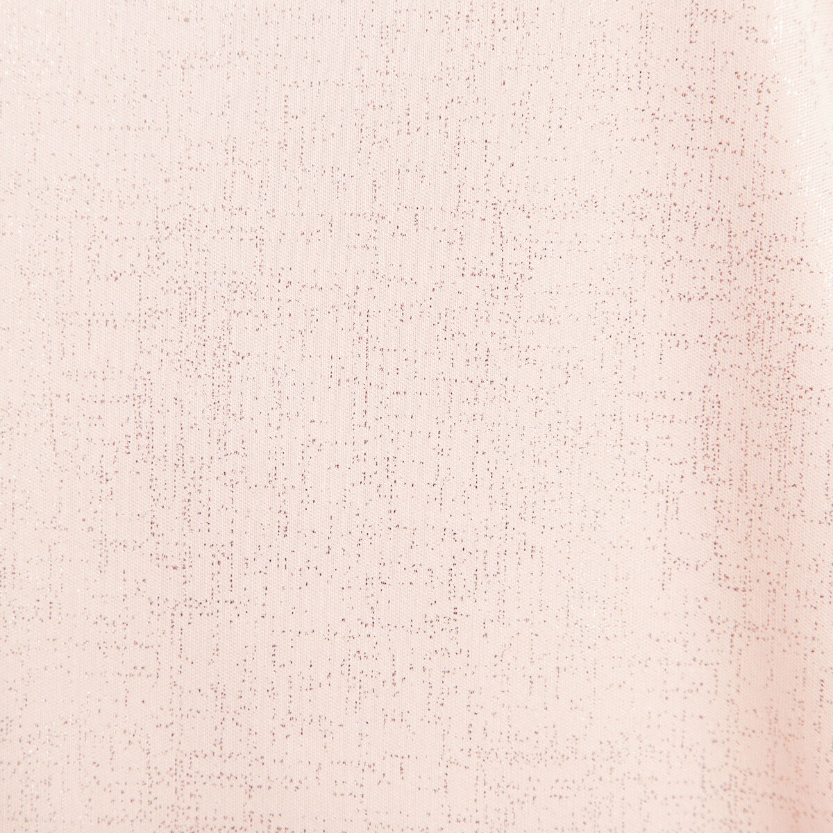 t-shirt droit court satiné col rond vieux rose femme