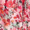 Robe longue portefeuille multicolore femme