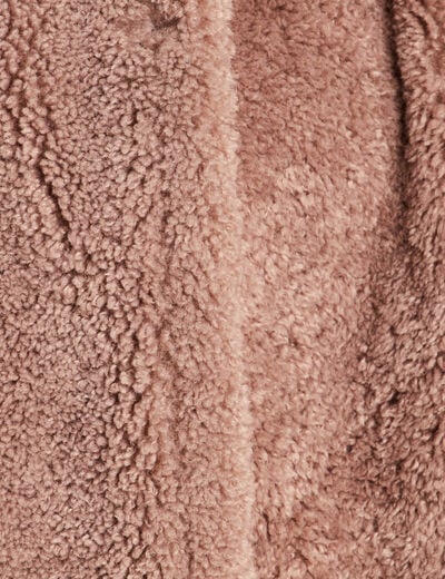 Poncho taupe femme